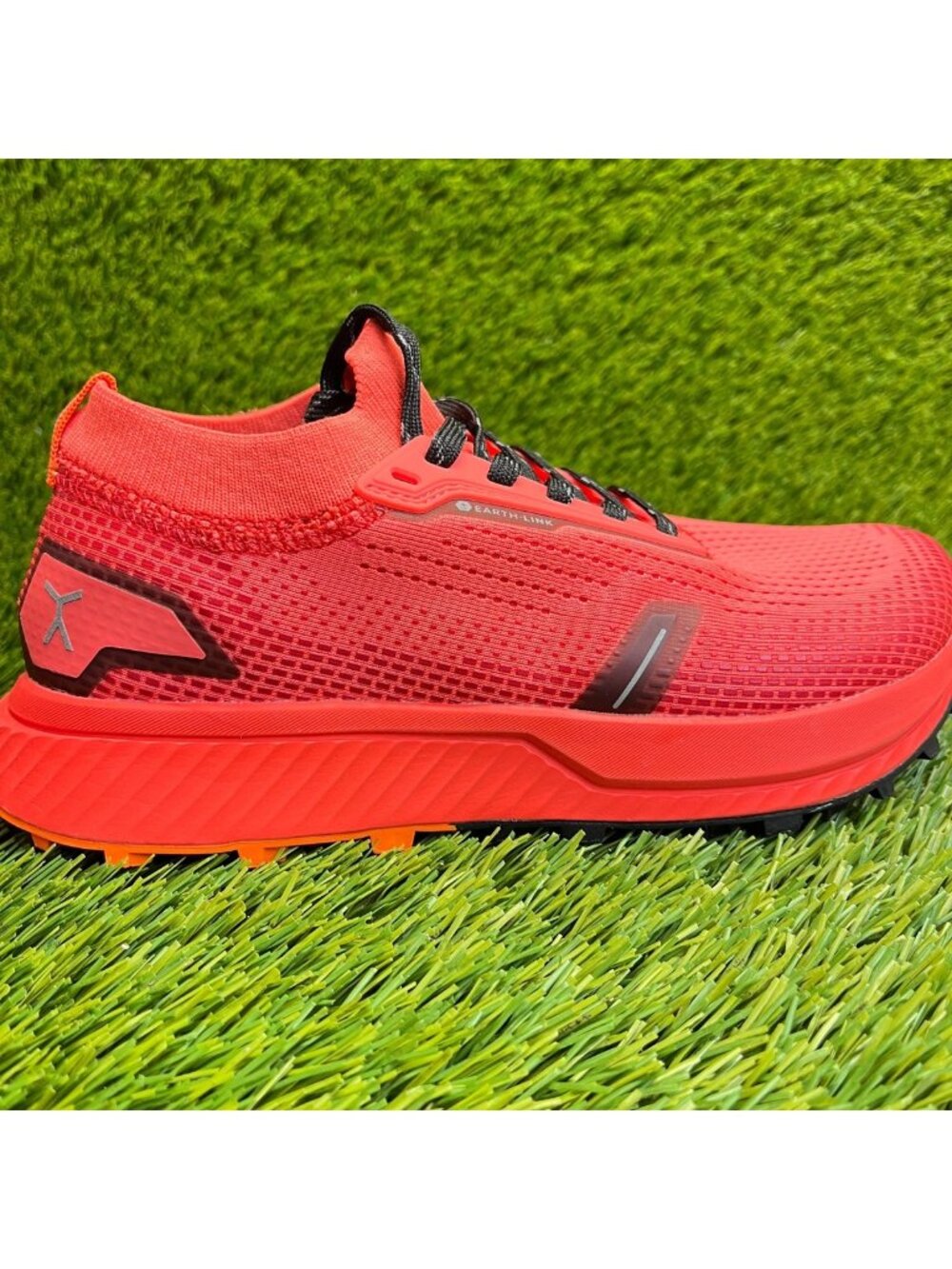 Flux Footwear Adapt Trail Runner Solar Red Womens Size 6 Athletic Knit Shoes